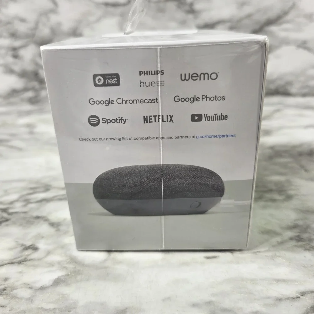 Google Home Mini - Charcoal (GA00216-US) Brand New Sealed